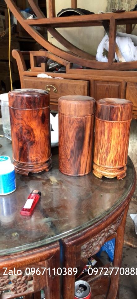 Khay Trà Và Khay Bánh Kẹo Gỗ Trắc Và Gỗ Hương: