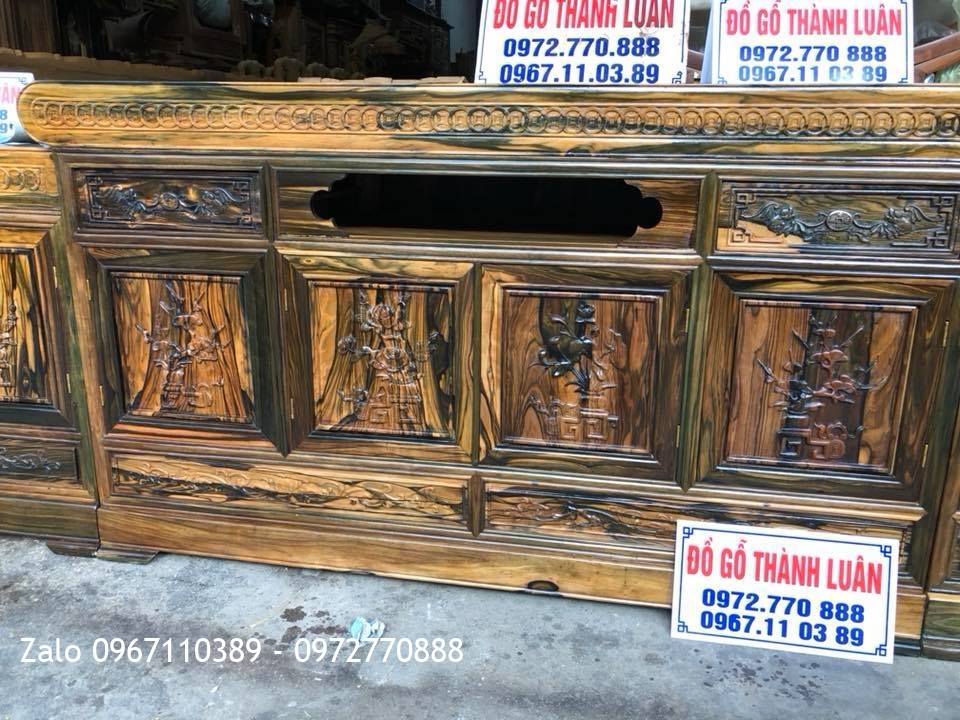 Tủ Kệ TiVi, Bộ Minh Quốc Nghê Gỗ Mun, A Tuấn Anh Quảng Ninh..