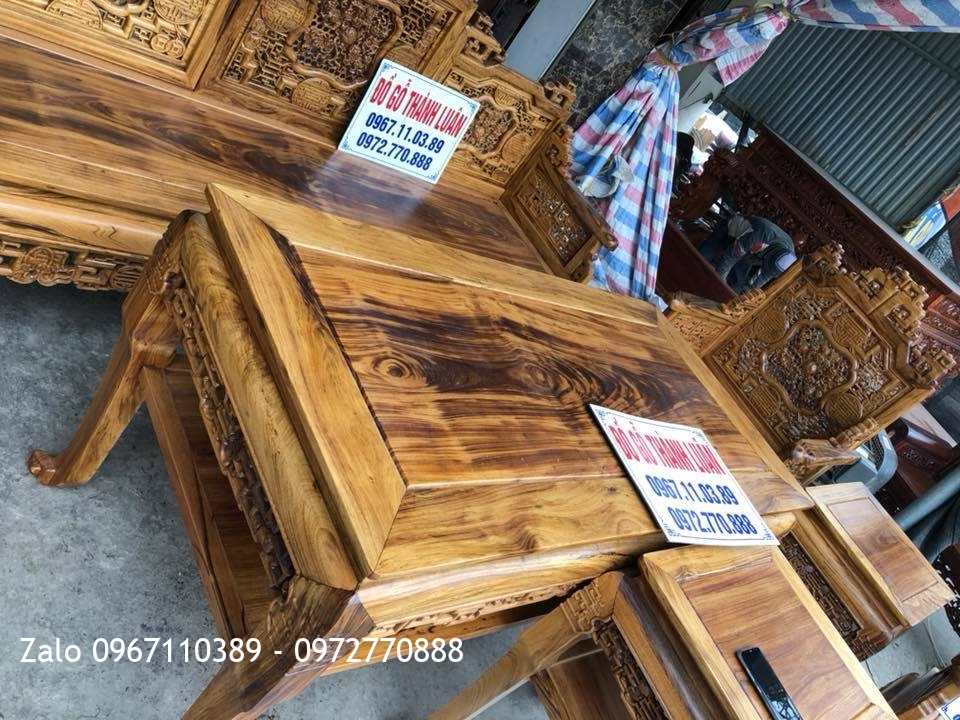 Trường Kỷ Huế Ngũ Lân Và Tủ Rượu Gỗ Gụ, Khách Thanh Hoá,