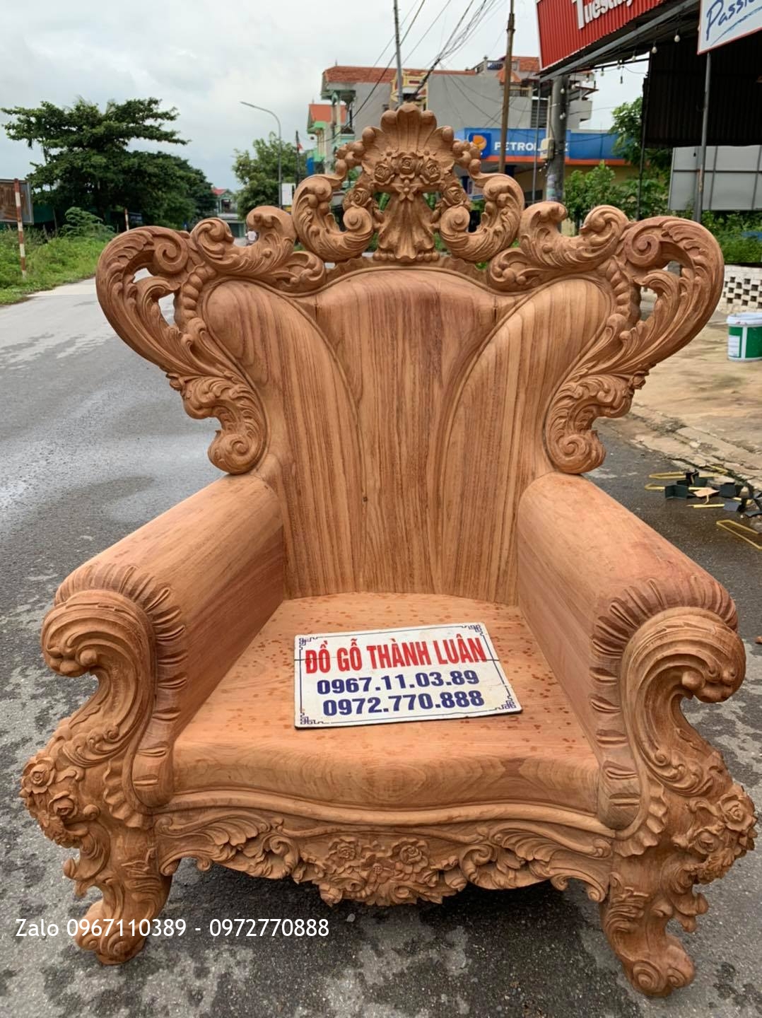 Bộ Ghế Hoàng Gia Gỗ Gõ Đỏ Siêu Víp 6 Món. A Khiêm Tứ Kỳ Hải Dương,