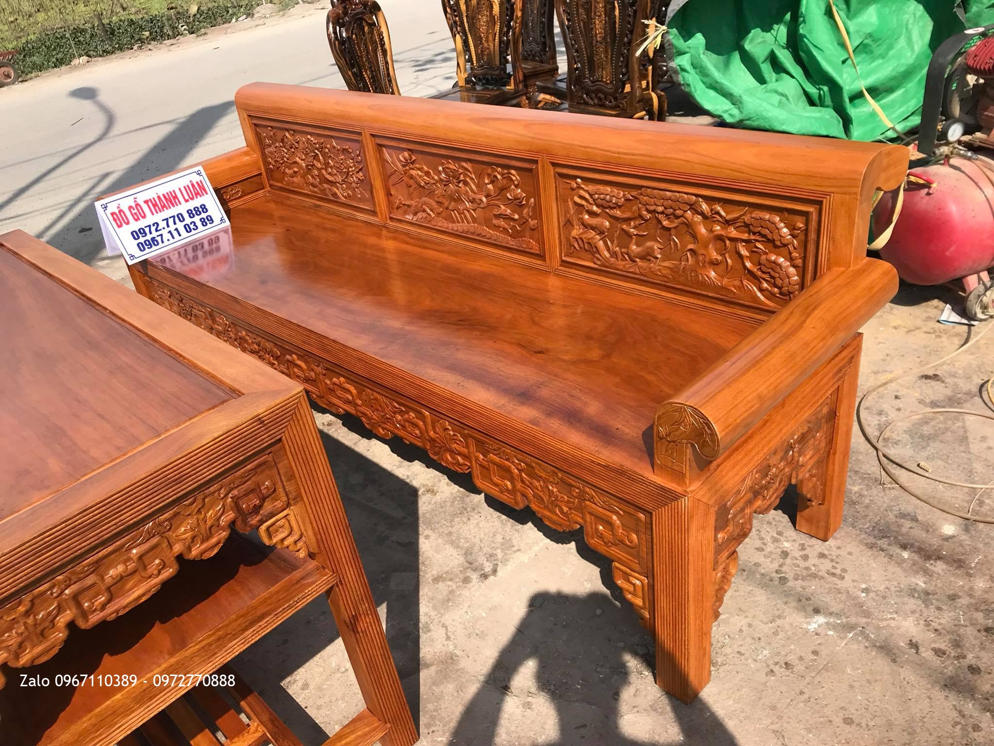 Trường Kỷ Gỗ Lim Xanh. Khách Duy Tiên Hà Nam