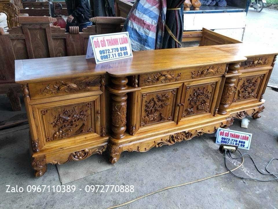 Tủ Kệ Tivi Gỗ Gụ. C Độ Mê Linh Hà Nội: