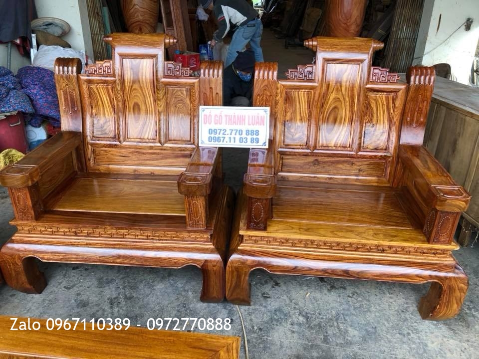 Bộ Âu Á Tay Thẻ Bài Gỗ Hương Vân. Bác Cường Tây Đằng, Ba Vì, Hà Nội.