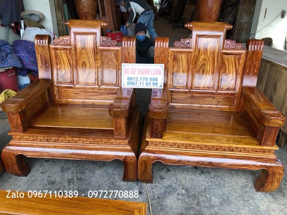 Bộ Âu Á Tay Thẻ Bài Gỗ Hương Vân. Bác Cường Tây Đằng, Ba Vì, Hà Nội.,