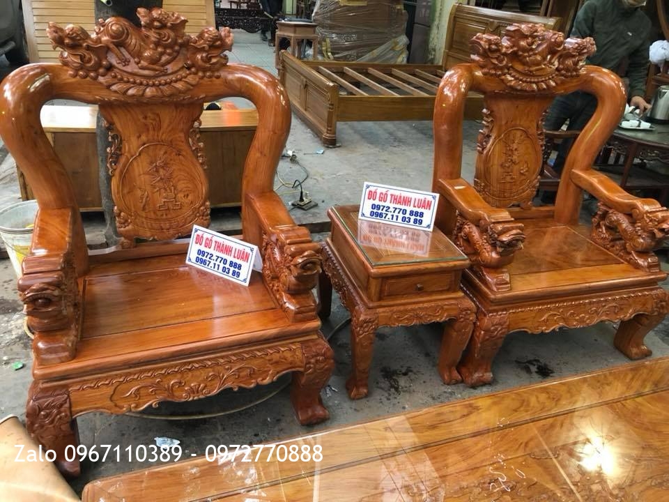 Bộ Minh Quốc Nghê Gỗ Hương Đá c12, Kệ Tivi Gỗ Hương. GĐ Chú Minh Hải Phòng,