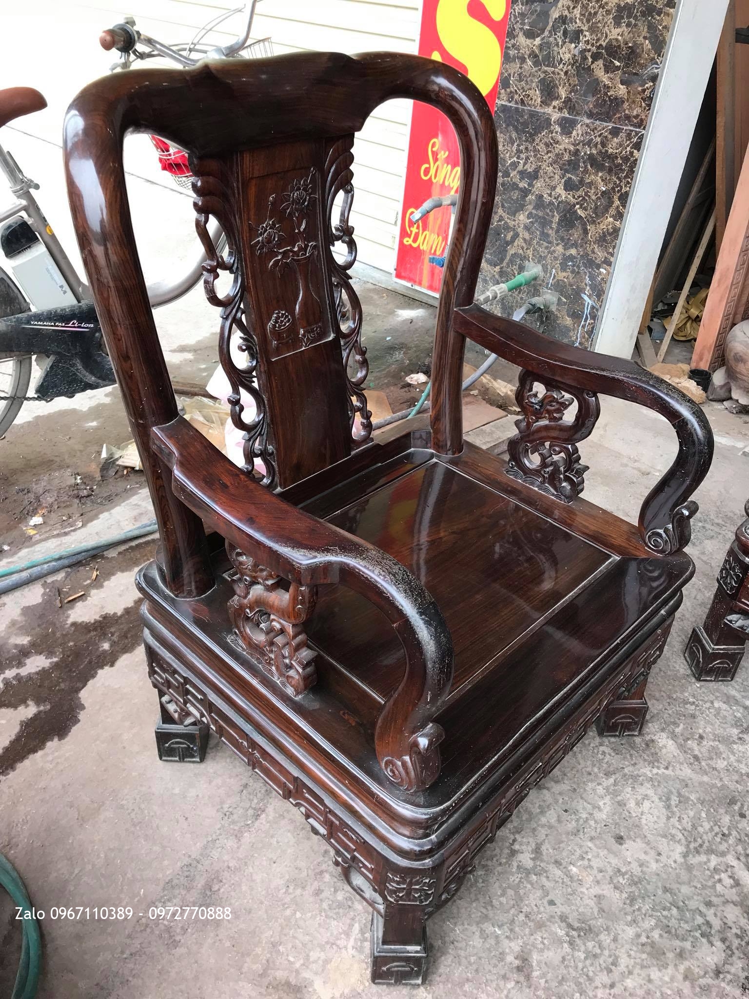 Mua Bàn Ghế Gỗ Trắc Cũ Giá Cao.