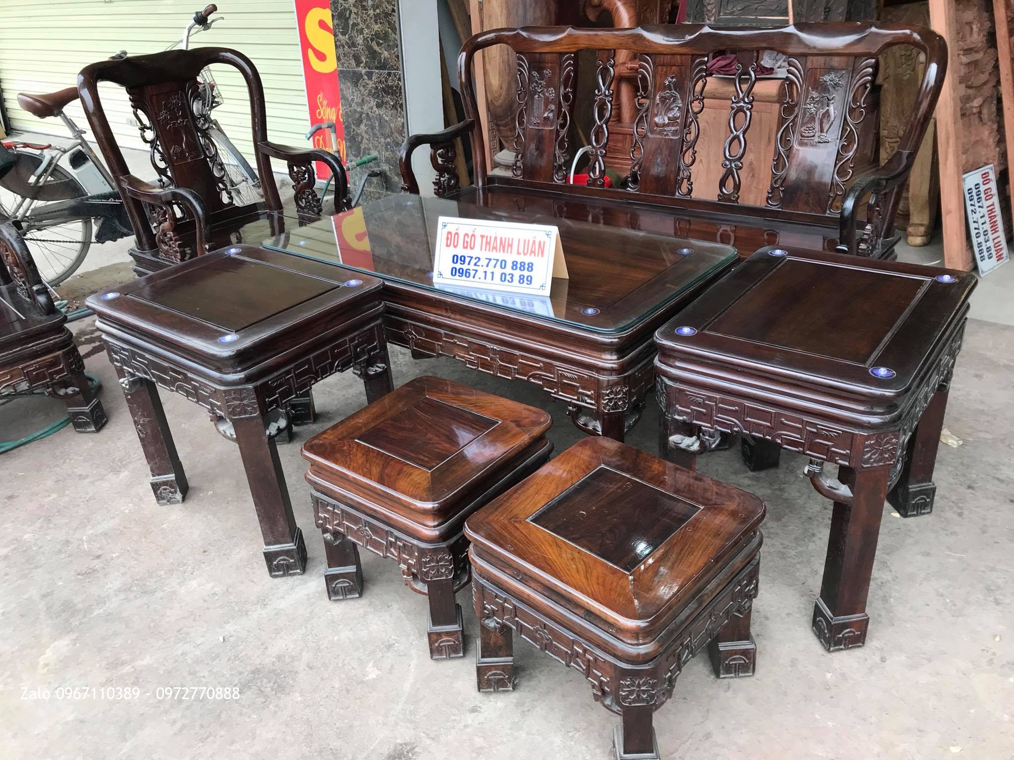 Mua Bàn Ghế Gỗ Trắc Cũ Giá Cao:.