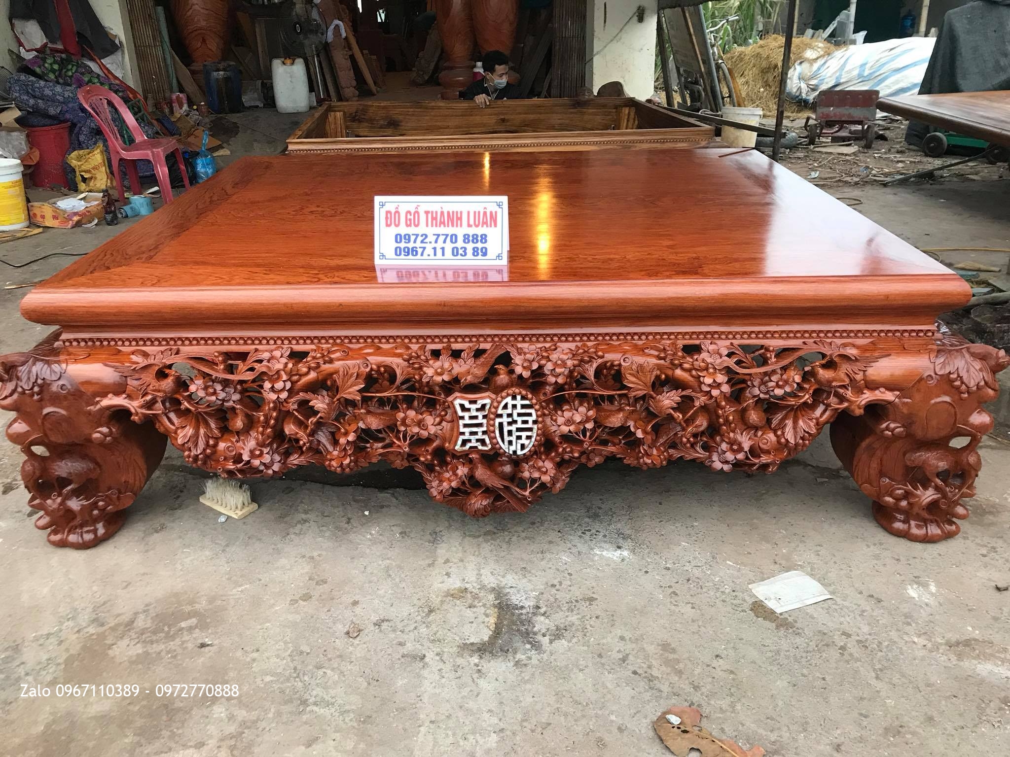 Sập Thập Điểu Quần Mai Gỗ Cẩm Lai Vip .A Bình Tây Tựu HN