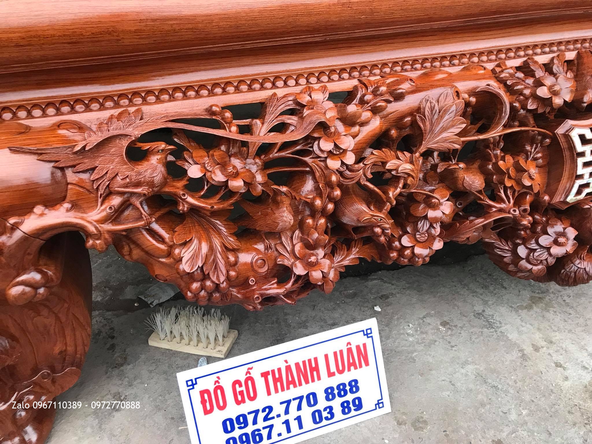 Sập Thập Điểu Quần Mai Gỗ Cẩm Lai Vip .A Bình Tây Tựu HN :.