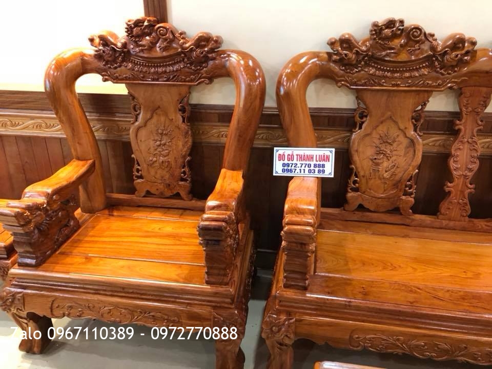 Bộ Minh Quốc Nghê Gỗ Hương Đá C12. Khách Hải Phòng:.