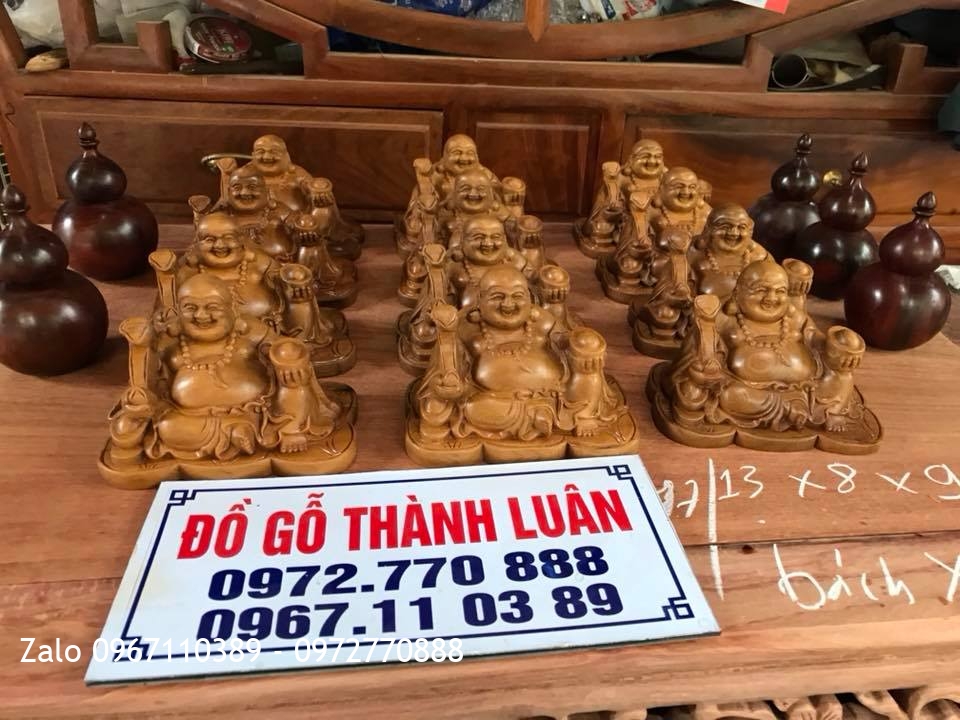 Tượng Dilac Gỗ Bách Xanh Nhỏ Để Xe Hơi.