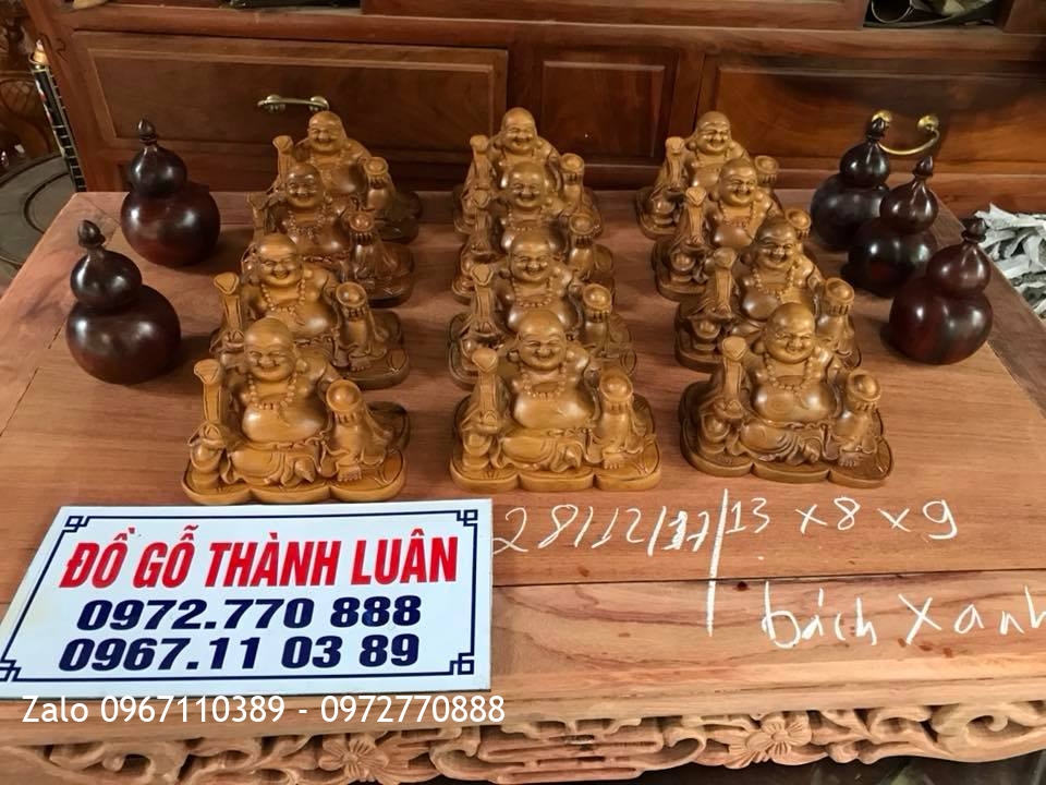 Tượng Dilac Gỗ Bách Xanh Nhỏ Để Xe Hơi..