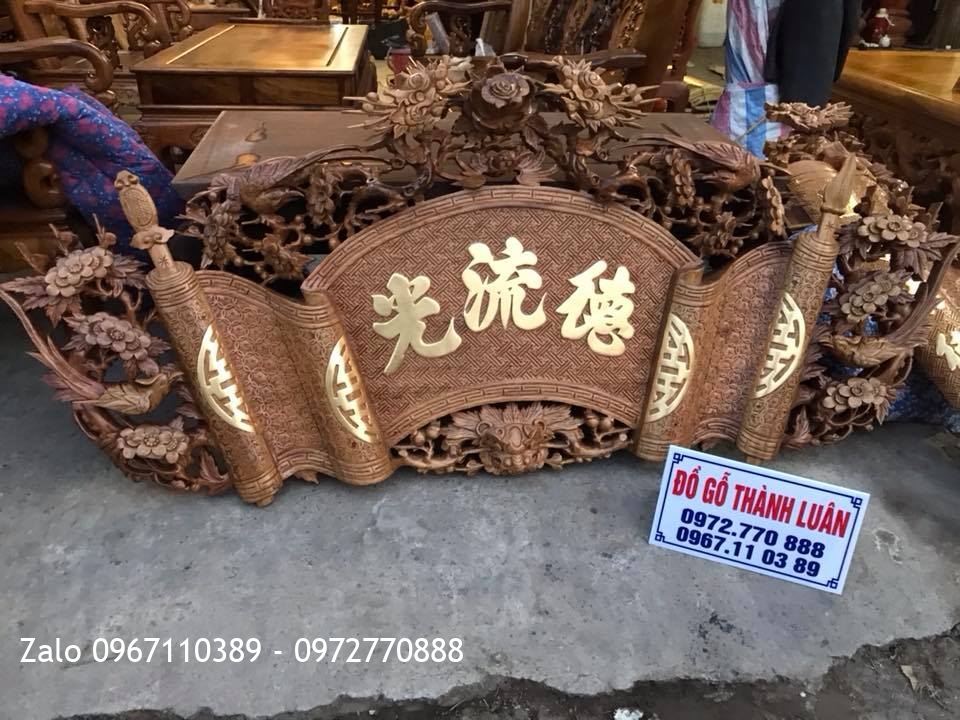 Bộ Cuốn Thư Câu Đối Dát Vàng 9999 Khách Lạng Sơn