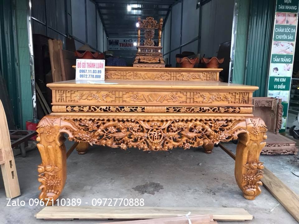 Sập Thờ Nhị Cấp Gỗ Gụ. Khách Mê Linh Hà Nội 1