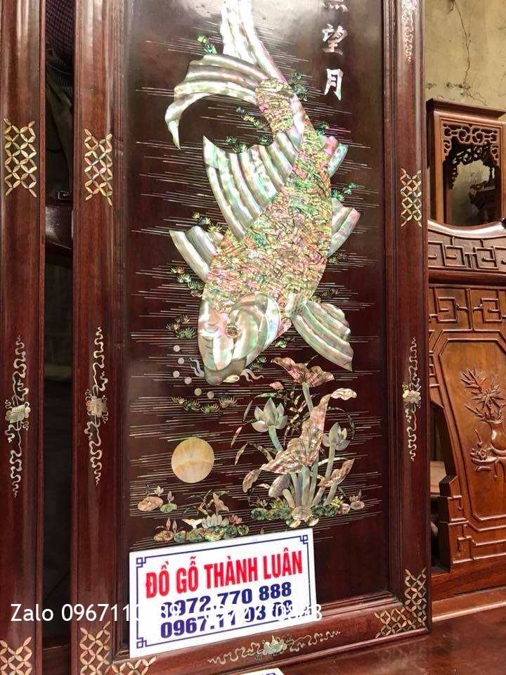 i Cá Chép Khảm Ốc Gỗ Gụ. Khách An Dương, Hải Phòng