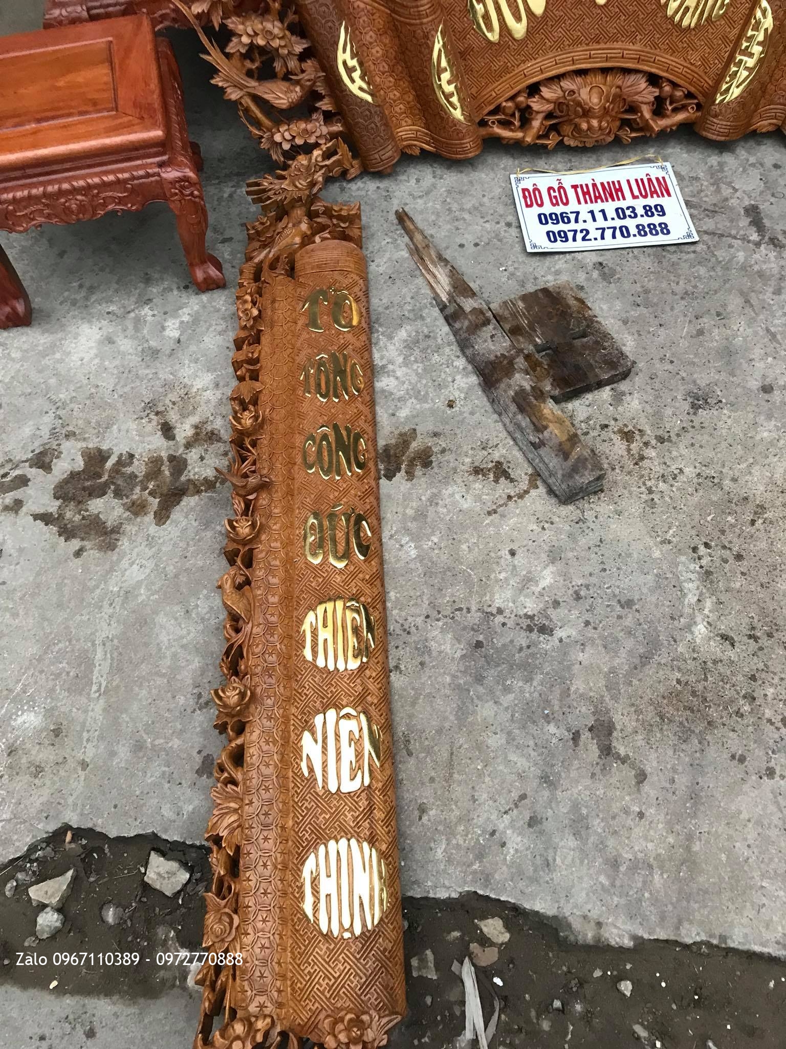 Bộ Cuốn Thư Câu Đối Mai Điểu Chữ Việt. AC Hà Nhân Cà Mau.