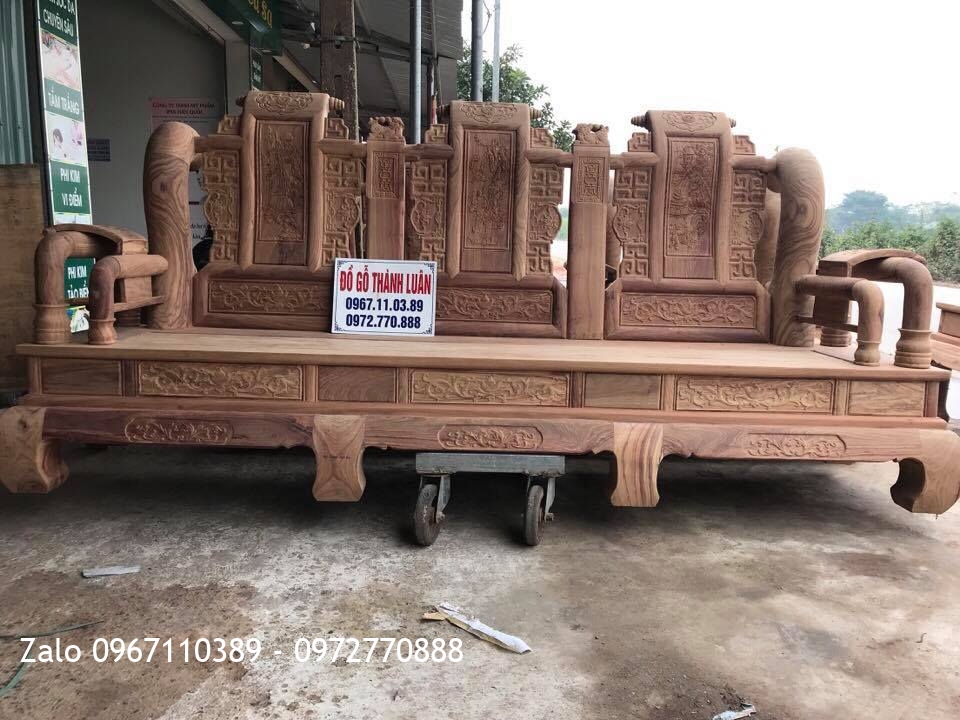 Bộ Ghế Tần Thuỷ Hoàng Cột 16 Gồm 10 Món VÍP,,