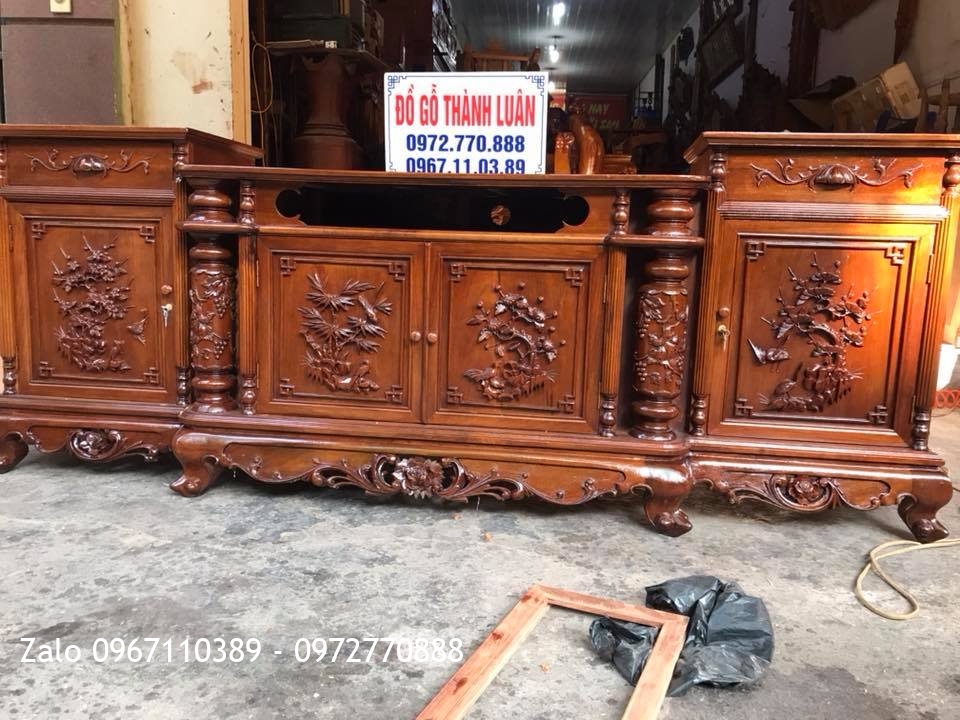 Tủ Góc Gỗ Hương, Tủ Tivi Gỗ Gụ.