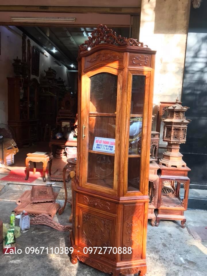 Tủ Góc Gỗ Hương, Tủ Tivi Gỗ Gụ.