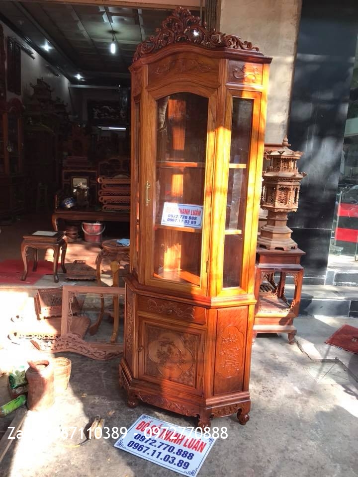 Tủ Góc Gỗ Hương, Tủ Tivi Gỗ Gụ.,