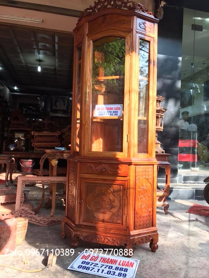 Tủ Góc Gỗ Hương, Tủ Tivi Gỗ Gụ: