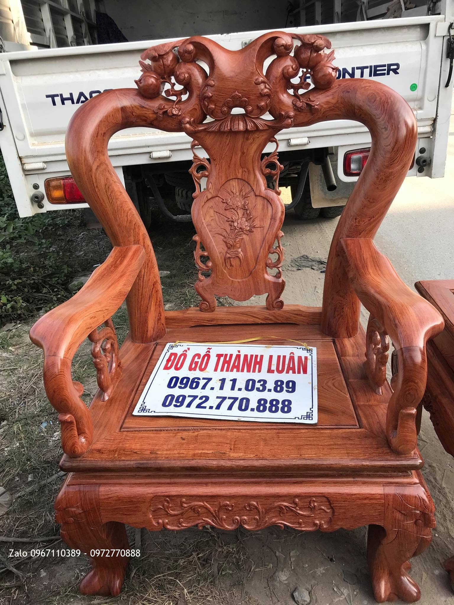 2 Bộ Ghế Minh Đào Chim Gỗ Gụ Ta Và Gỗ Hương Đá VIP. GTC10 VIP 7,,