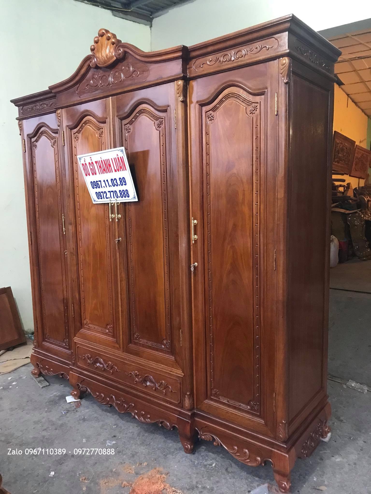 Giường, Tủ Áo, Bàn Trang Điểm Gỗ Gụ. Khách HN,