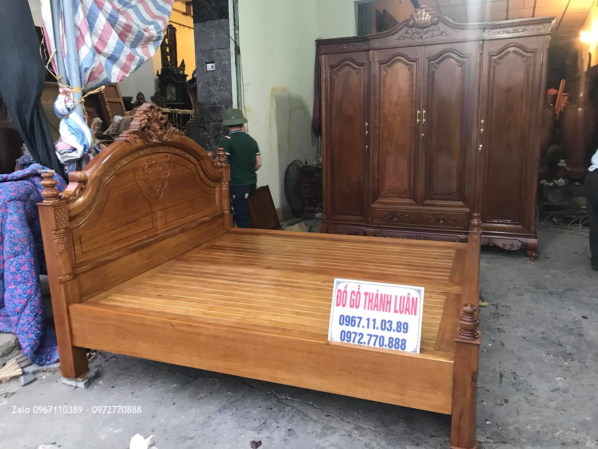 Giường, Tủ Áo, Bàn Trang Điểm Gỗ Gụ. Khách HN.