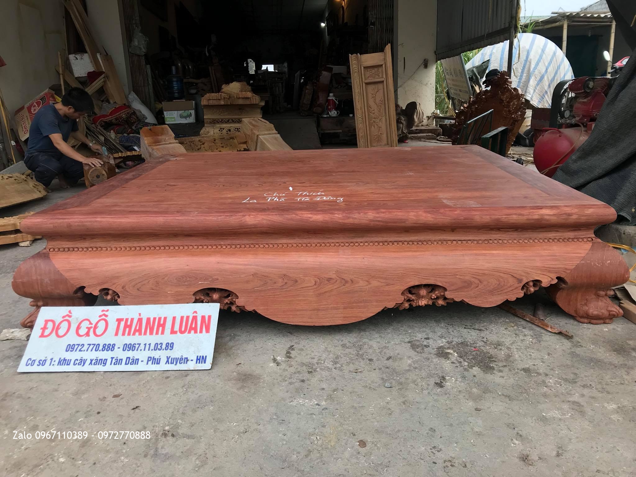 Sập Trệt Gỗ Cẩm Lai.