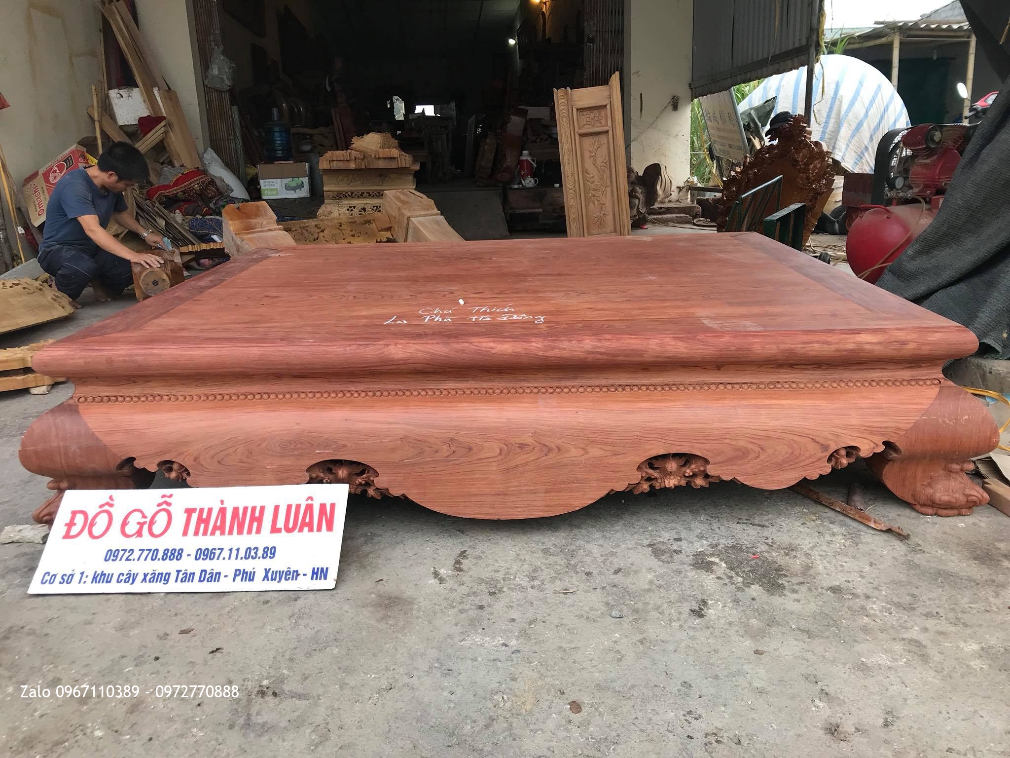 Sập Trệt Gỗ Cẩm Lai.