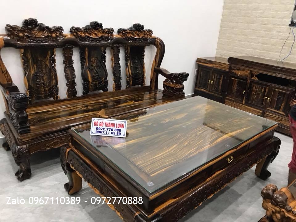 Bộ Minh Quốc Nghê Gỗ Mun, Kệ Tivi. C Tuyết Hải Phòng