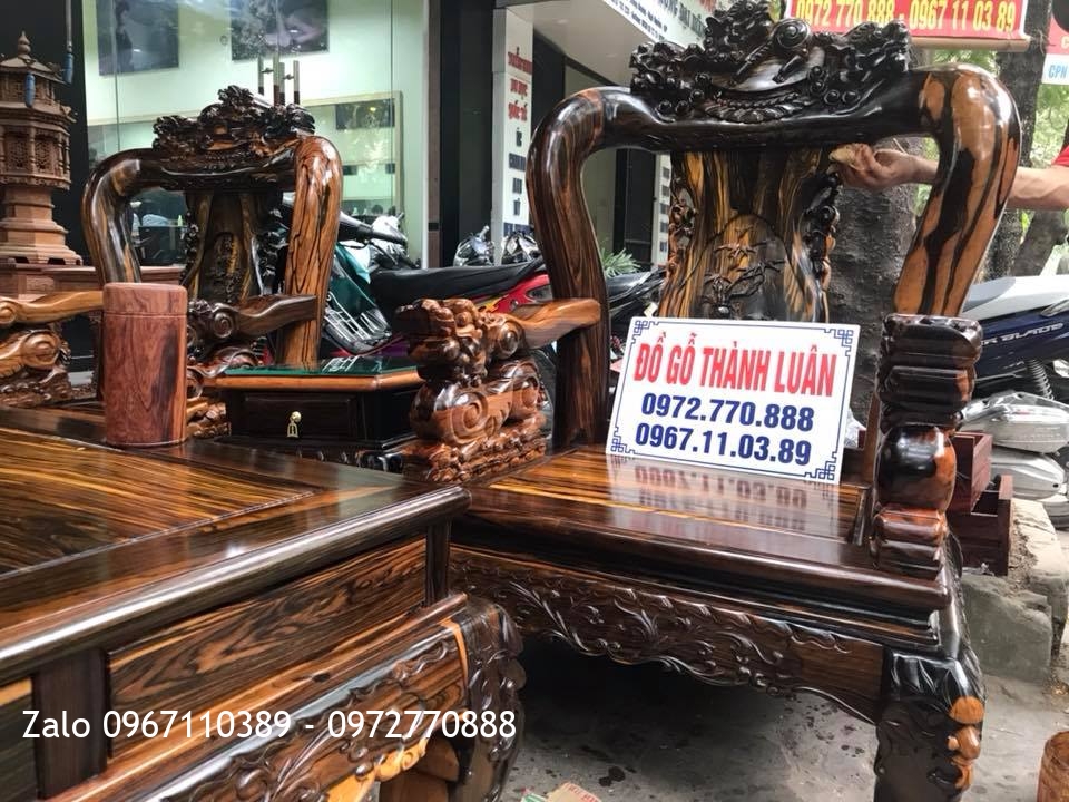 Bộ Minh Quốc Nghê Gỗ Mun, Kệ Tivi. C Tuyết Hải Phòng.,