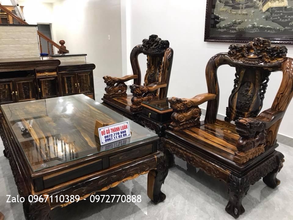 Bộ Minh Quốc Nghê Gỗ Mun, Kệ Tivi. C Tuyết Hải Phòng..:.