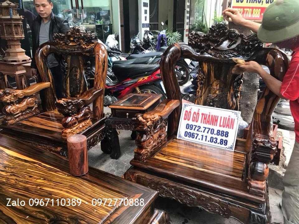 Bộ Minh Quốc Nghê Gỗ Mun, Kệ Tivi. C Tuyết Hải Phòng: