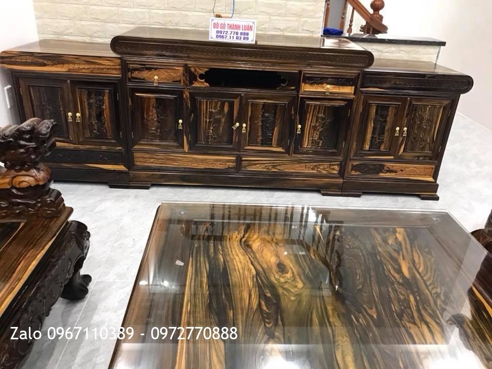 Bộ Minh Quốc Nghê Gỗ Mun, Kệ Tivi. C Tuyết Hải Phòng::..