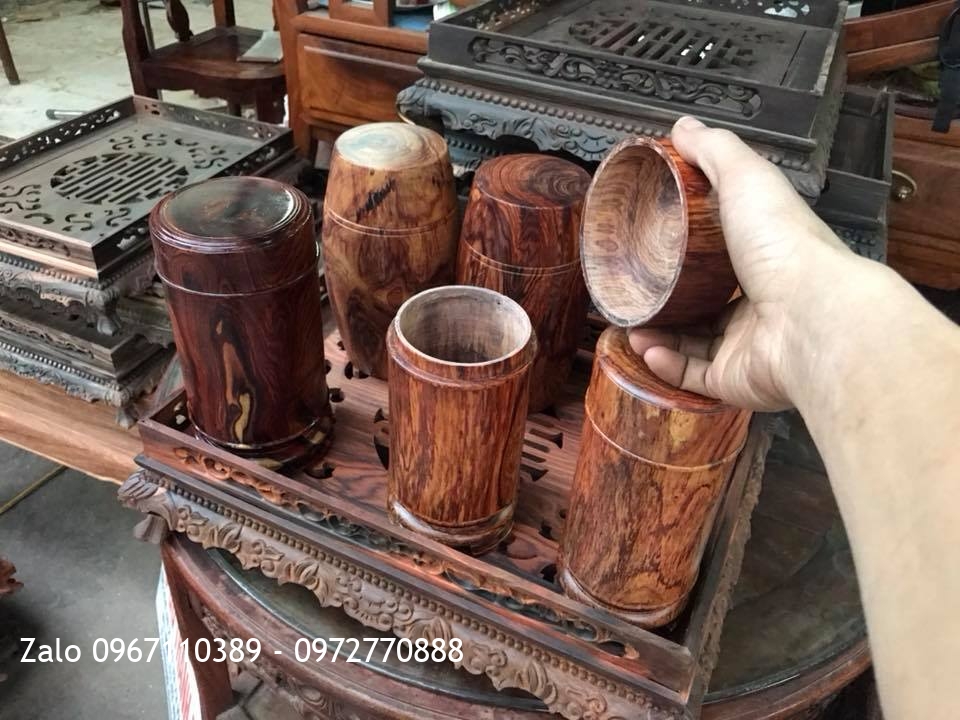 Khay Trà Gỗ Trắc,Mun,Hương ,Hộp Trà Gỗ Cẩm Lai,