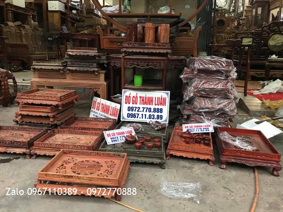 Khay Trà Gỗ Trắc,Mun,Hương ,Hộp Trà Gỗ Cẩm Lai,