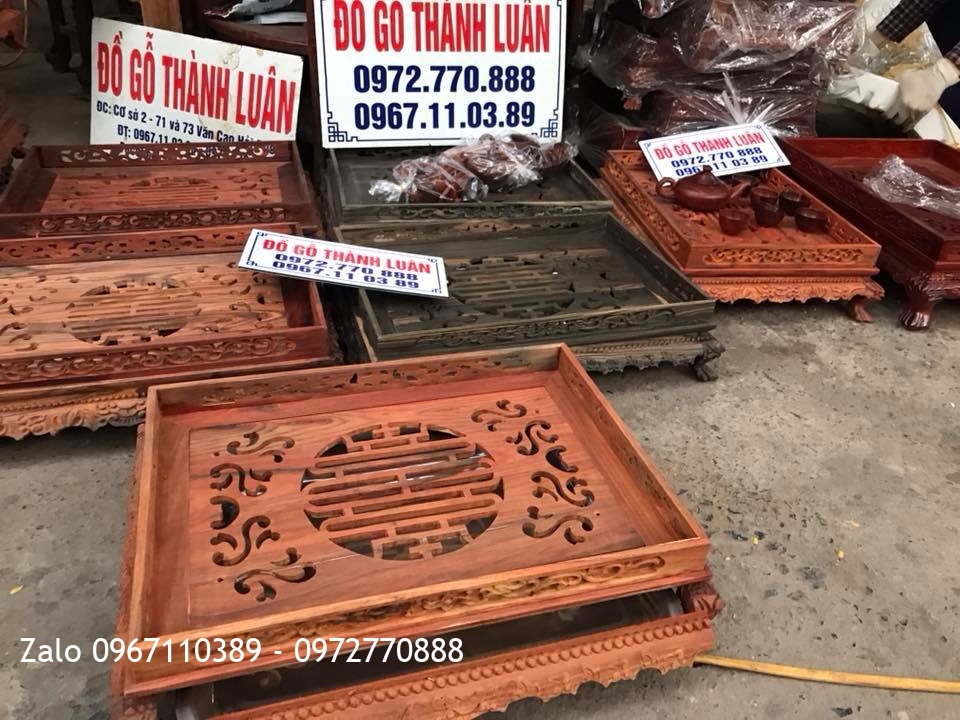 Khay Trà Gỗ Trắc,Mun,Hương ,Hộp Trà Gỗ Cẩm Lai.