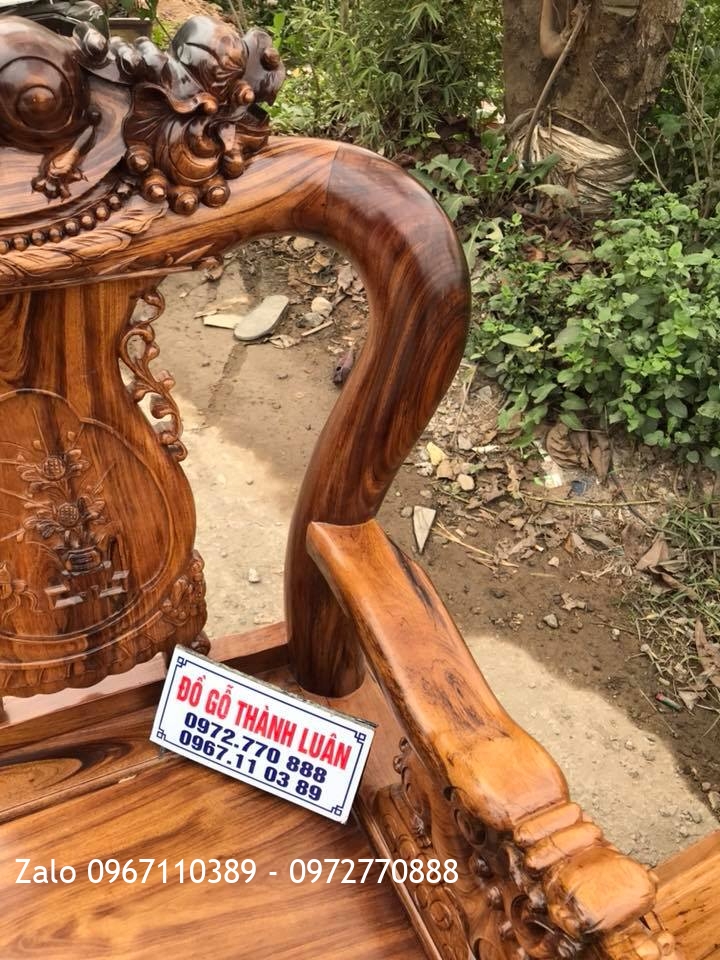 Bộ Minh Quốc Nghê Gỗ Gụ Ta Quảng Bình C10 6 Món,..