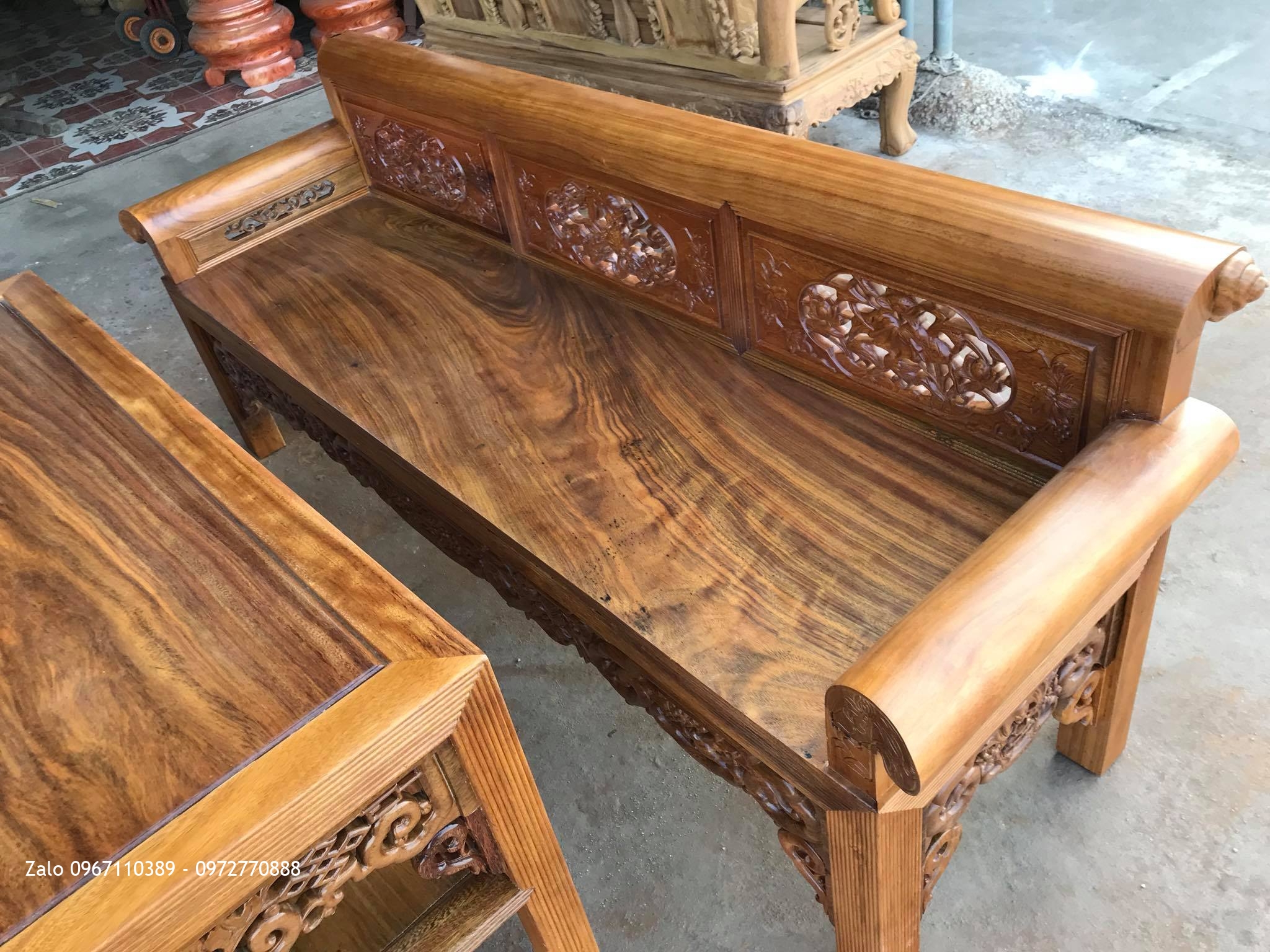 Bộ Trường Kỷ Gỗ Lim Xanh ( Bộ Đại9. C Hội Thái Bình.