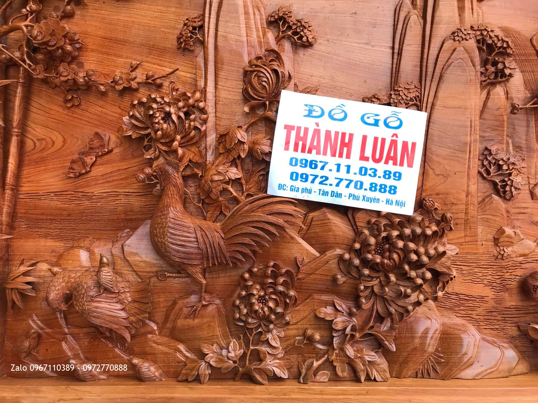 Tranh Bốn Mùa,Sơn Thuỷ Hữu Tình Gỗ Hương Đá.