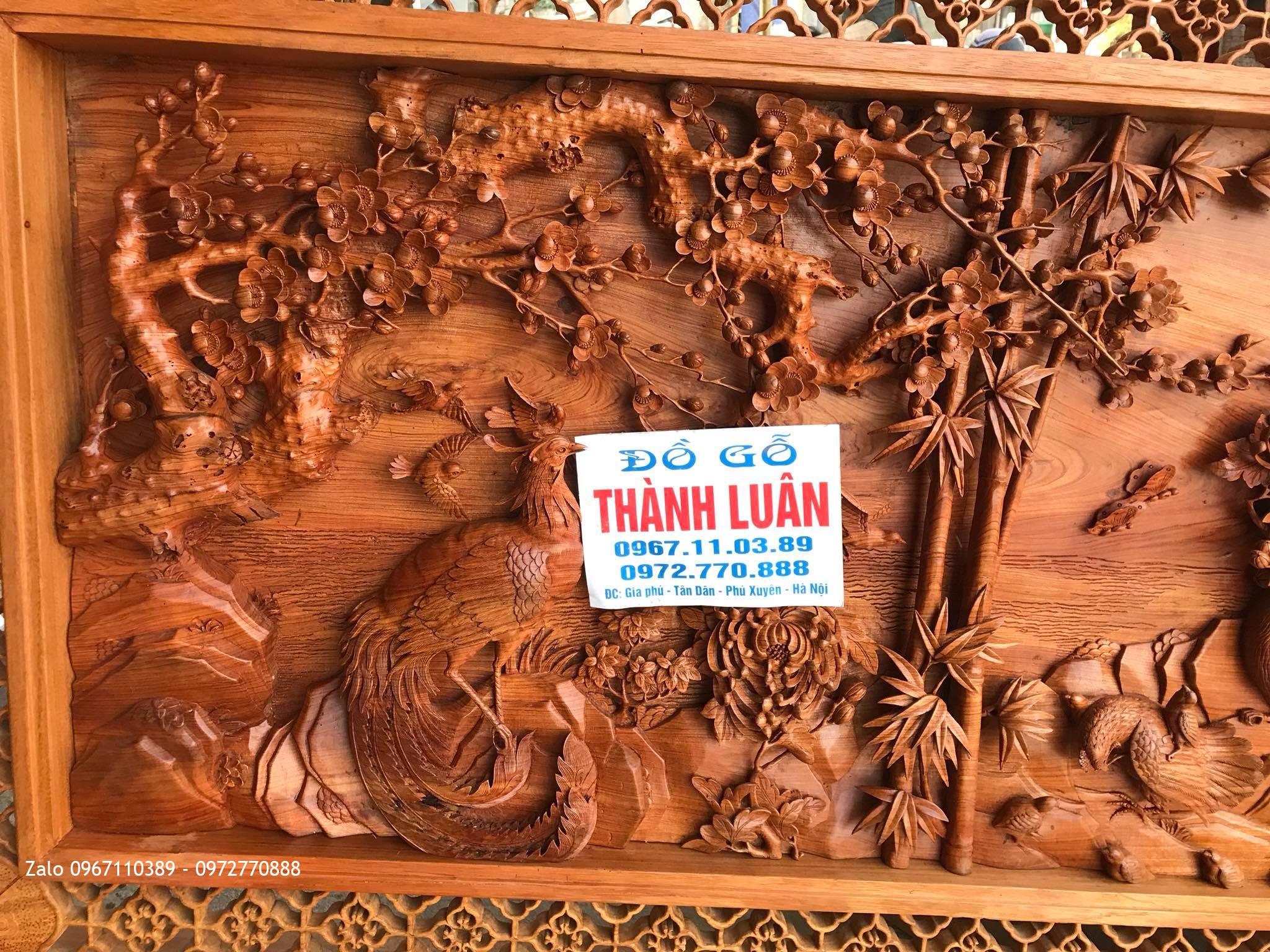 Tranh Bốn Mùa,Sơn Thuỷ Hữu Tình Gỗ Hương Đá..