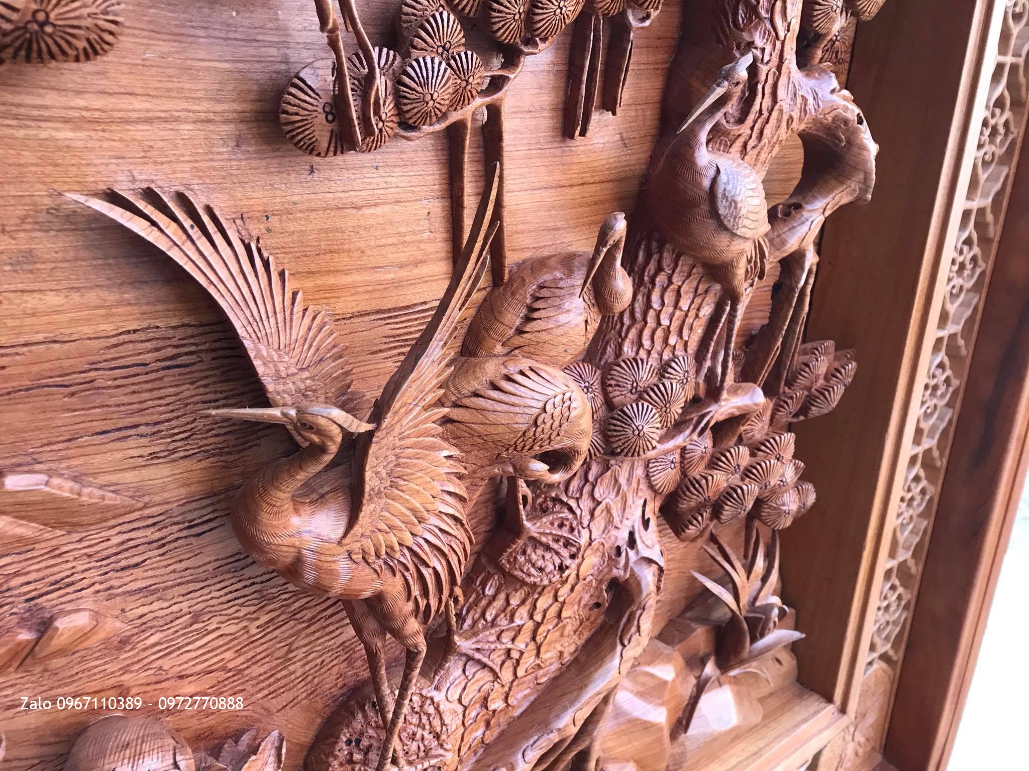 Tranh Bốn Mùa,Sơn Thuỷ Hữu Tình Gỗ Hương Đá: