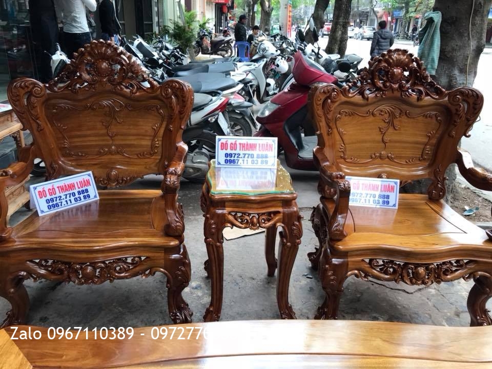Bộ Lu-i Gỗ Gụ Ta Quảng Bình Gồm 8 Món. Khách Hải Phòng.: