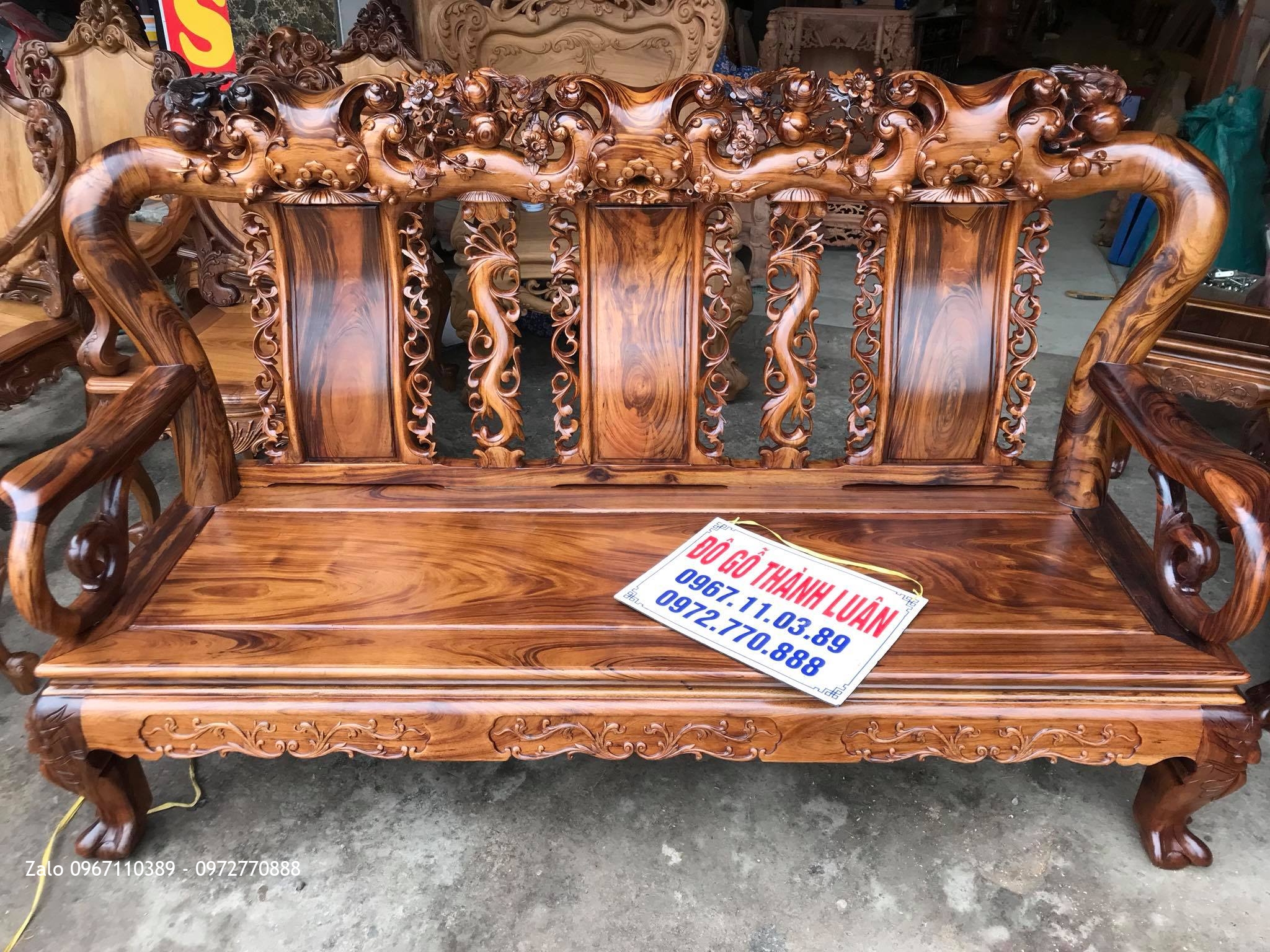 Bộ Ghế Gỗ Gụ Ta Quảng Bình GTC10-VIP 7: