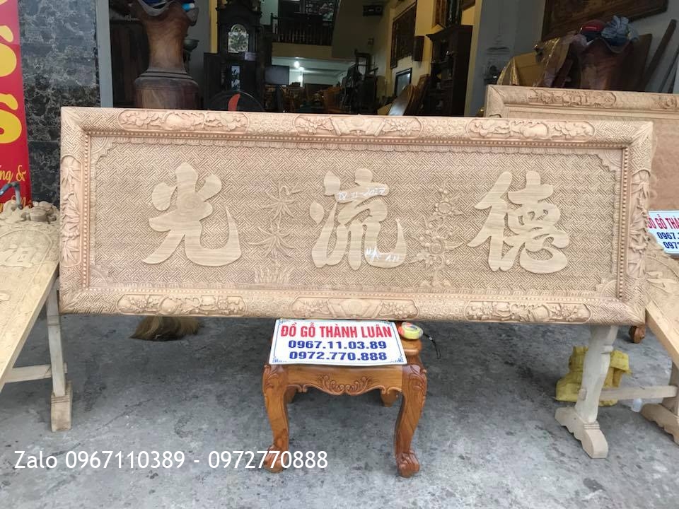 Bộ Hoành Phi Câu Đối Gỗ Gụ. Khách Nghệ An,..