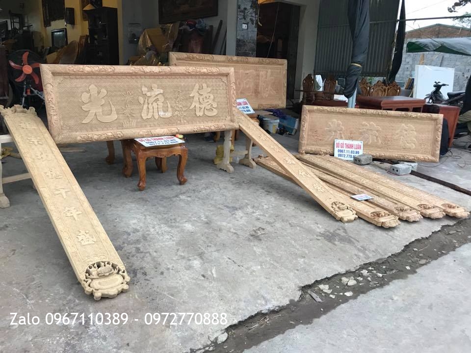 Bộ Hoành Phi Câu Đối Gỗ Gụ. Khách Nghệ An:.