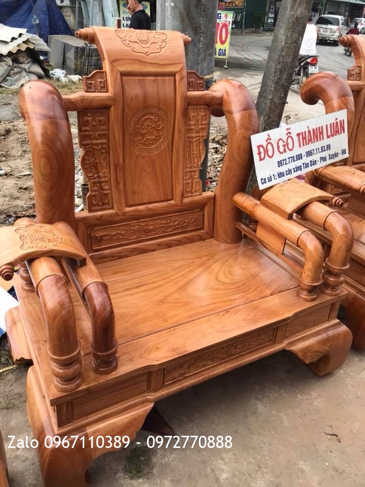 Bộ Tần Thủy Hoàng Gỗ Gõ Đỏ Nam Phi Gồm 12 món. Khách Daklak,