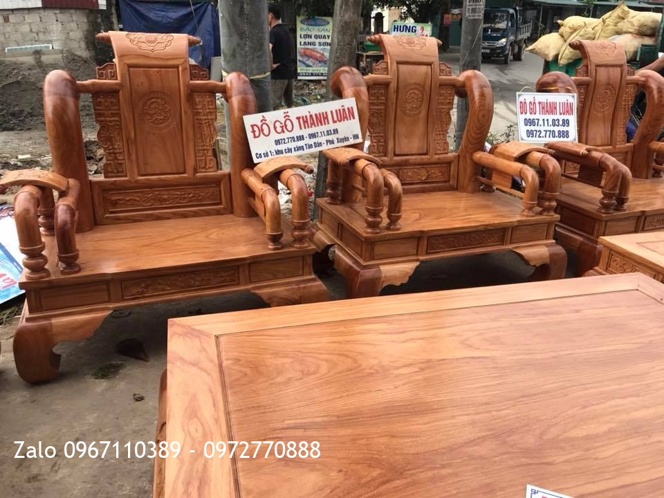 Bộ Tần Thủy Hoàng Gỗ Gõ Đỏ Nam Phi Gồm 12 món. Khách Daklak,.