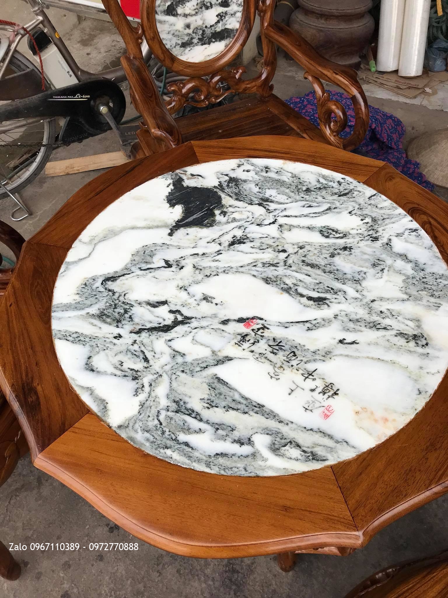 Bộ Bàn Ghế Guột Nho Gỗ Gụ Ta Quảng Bình Vân Vip. A Minh Sài Gòn,